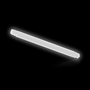 UV ACRYLIC GLOW IN THE DARK FLEXIBLE BARBELL PIN