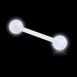 UV ACRYLIC GLOW IN THE DARK FLEXIBLE BARBELL