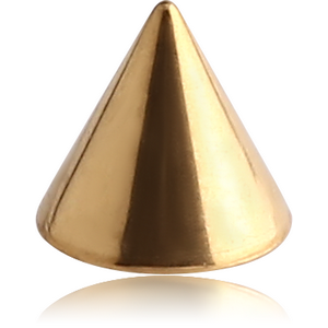 GOLD PVD COATED SURGICAL STEEL CONE