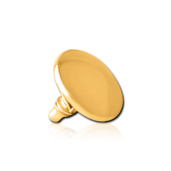 GOLD PVD COATED SURGICAL STEEL DISC FOR 1.2MM INTERNALLY THREADED PINS