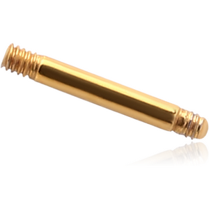 GOLD PVD COATED SURGICAL STEEL MICRO BARBELL PIN