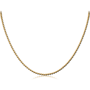 GOLD PVD COATED STAINLESS STEEL BALL CHAIN