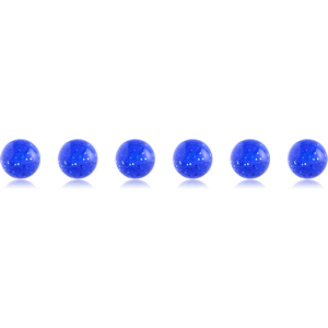 PACK OF 6 UV ACRYLIC GLITTERING BALL