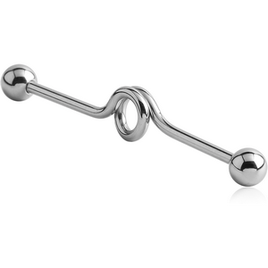 SURGICAL STEEL INDUSTRIAL LOOP BARBELL