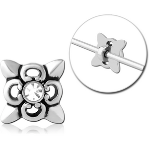 SURGICAL STEEL ADJUSTABLE SLIDING CHARM FOR INDUSTRIAL BARBELL