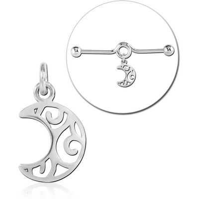 SURGICAL STEEL CHARM FOR INDUSTRIAL BARBELL