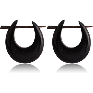 ORGANIC HORN EARRINGS PAIR