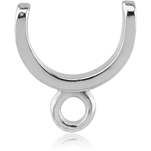 SURGICAL STEEL INTIMATE SHIELD WITH HOOP