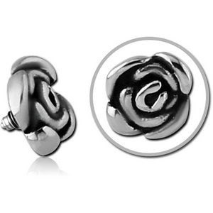 SURGICAL STEEL ATTACHMENT FOR 1.6MM INTERNALLY THREADED PINS - ROSE