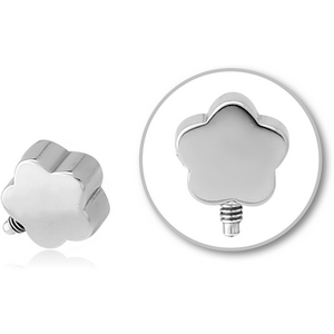 SURGICAL STEEL ATTACHMENT FOR 1.6MM INTERNALLY THREADED PINS - FLOWER