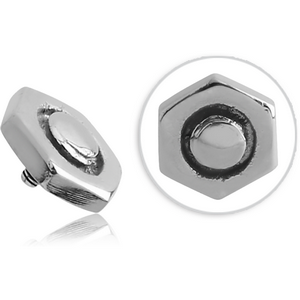 SURGICAL STEEL ATTACHMENT FOR 1.6MM INTERNALLY THREADED PINS - NUT