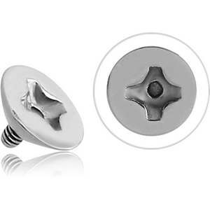 SURGICAL STEEL ATTACHMENT FOR 1.6MM INTERNALLY THREADED PINS - SCREW HEAD