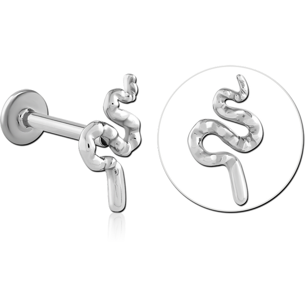 SURGICAL STEEL INTERNALLY THREADED MICRO LABRET