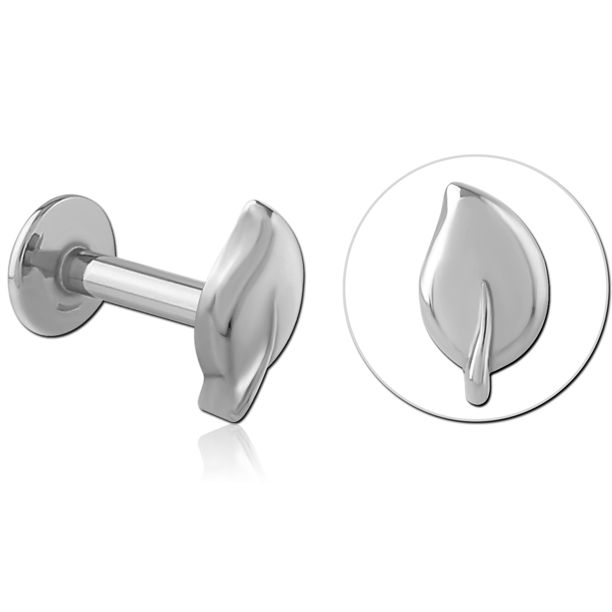 SURGICAL STEEL INTERNALLY THREADED MICRO LABRET
