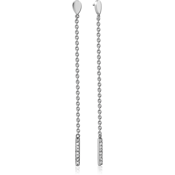 SURGICAL STEEL JEWELLED MICRO ATTACHMENT FOR 1.2MM INTERNALLY THREADED PINS