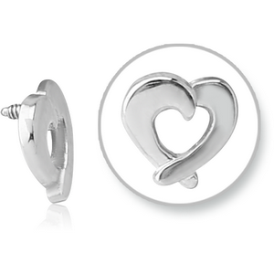 SURGICAL STEEL MICRO ATTACHMENT FOR 1.2MM INTERNALLY THREADED PINS - HEART