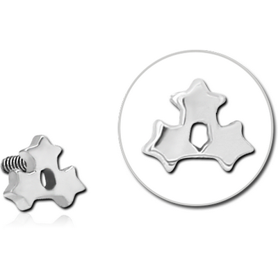 SURGICAL STEEL MICRO ATTACHMENT FOR 1.2MM INTERNALLY THREADED PINS - TRIPLE STAR