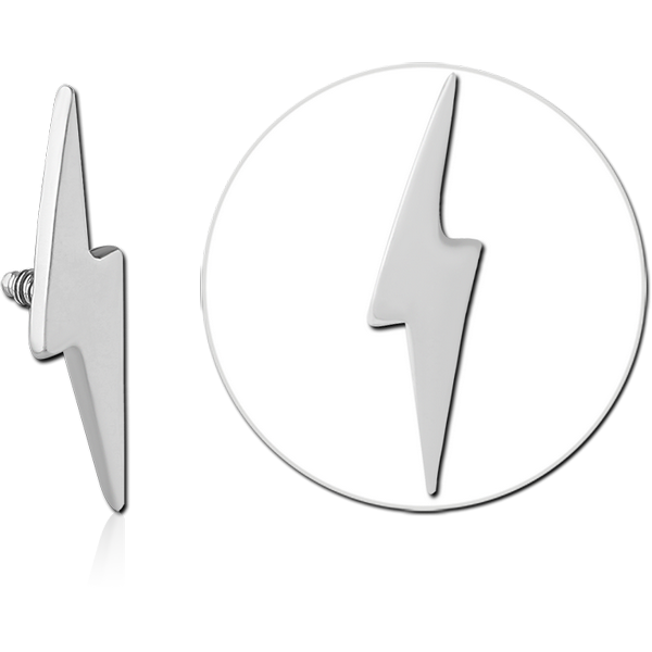 SURGICAL STEEL MICRO ATTACHMENT FOR 1.2MM INTERNALLY THREADED PINS - LIGHTNING