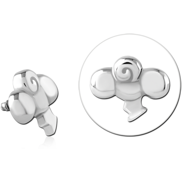 SURGICAL STEEL MICRO ATTACHMENT FOR 1.2MM INTERNALLY THREADED PINS