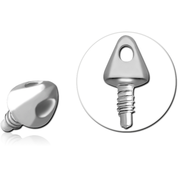 SURGICAL STEEL MICRO ATTACHMENT FOR 1.2MM INTERNALLY THREADED PINS - LEAF