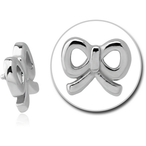 SURGICAL STEEL MICRO ATTACHMENT FOR 1.2MM INTERNALLY THREADED PINS - BOW TIE