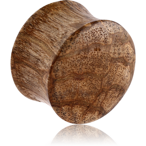 ORGANIC WOODEN PLUG ANTIQUE DOUBLE FLARED