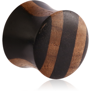 ORGANIC IRON PLUG DOUBLE FLARED - TEAK