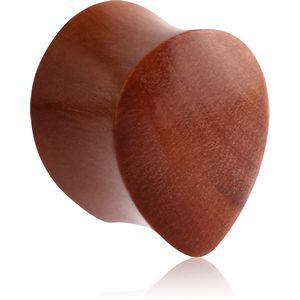 ORGANIC WOODEN PLUG -SAWO TEAR DROP DOUBLE FLARED