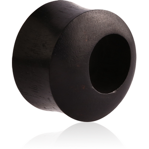 ORGANIC WOODEN TUNNEL IRON DOUBLE FLARED OFF-CENTER