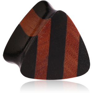 ORGANIC IRON PLUG TRIANGULAR DOUBLE FLARED - -SAWO STRIPES