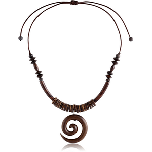 ORGANIC WOODEN NECKLACE SONO