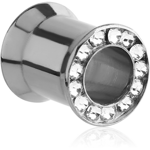 STAINLESS STEEL SWAROVSKI CRYSTALS JEWELLED TUNNEL