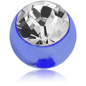 SIDE THREADED JEWELLED UV BALL