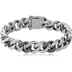 SURGICAL STEEL KOOL KATANA BRACELET - CUBAN