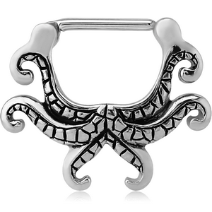 SURGICAL STEEL KOOL KATANA NIPPLE CLICKER - TENTACLES