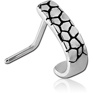 SURGICAL STEEL KOOL KATANA 90 DEGREE WRAP AROUND NOSE STUD