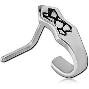 SURGICAL STEEL KOOL KATANA 90 DEGREE WRAP AROUND NOSE STUD