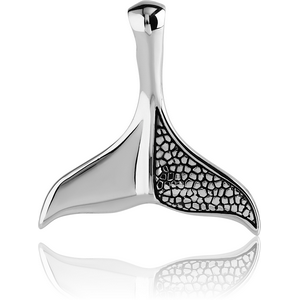 SURGICAL STEEL KOOL KATANA PENDANT - WHALE TAIL
