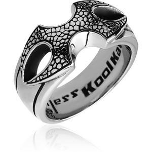 SURGICAL STEEL KOOL KATANA RING