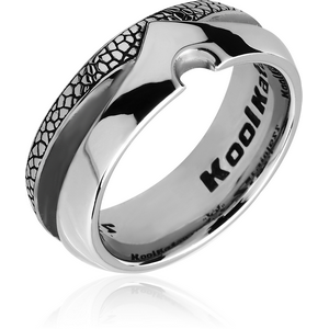SURGICAL STEEL KOOL KATANA RING - THREE FINISHES