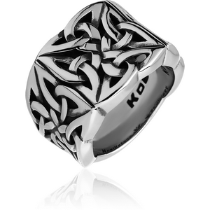 SURGICAL STEEL KOOL KATANA RING - CELTIC