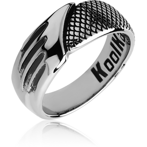 SURGICAL STEEL KOOL KATANA RING