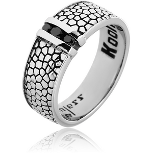 SURGICAL STEEL KOOL KATANA JEWELLED RING