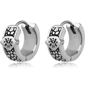 SURGICAL STEEL KOOL KATANA HUGGIES PAIR - KK LOGO