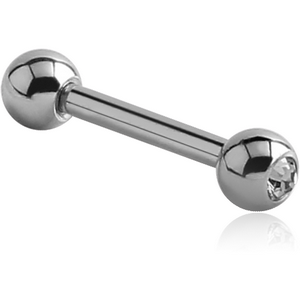 SURGICAL STEEL JEWELLED MICRO BARBELL