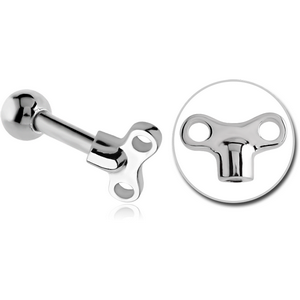 SURGICAL STEEL TRAGUS MICRO BARBELL