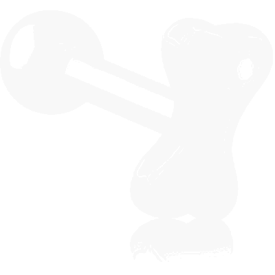 SURGICAL STEEL JEWELLED TRAGUS MICRO BARBELL - BONE