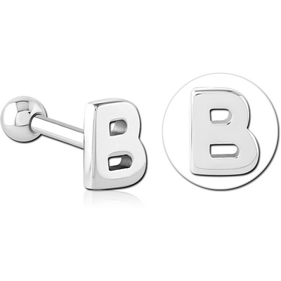 SURGICAL STEEL TRAGUS MICRO BARBELL - B