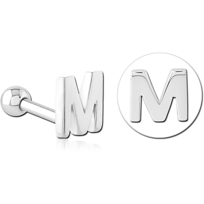 SURGICAL STEEL TRAGUS MICRO BARBELL - M