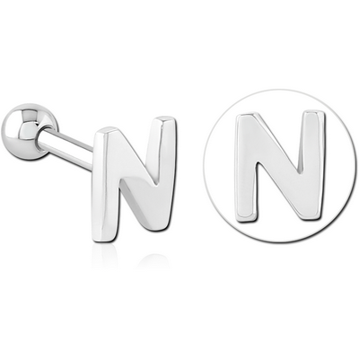 SURGICAL STEEL TRAGUS MICRO BARBELL - N